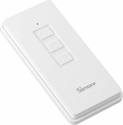 Telekomandë SONOFF ZBCurtain, RF 433MHz, bateri CR2450 3V, e bardhë