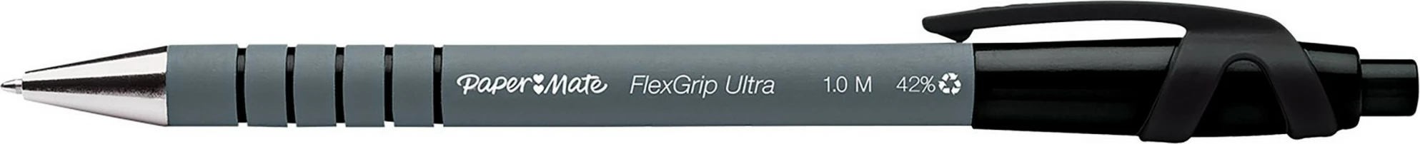 Stilolaps PaperMate FlexGrip Ultra, 1.0mm, 12 copë, e zezë