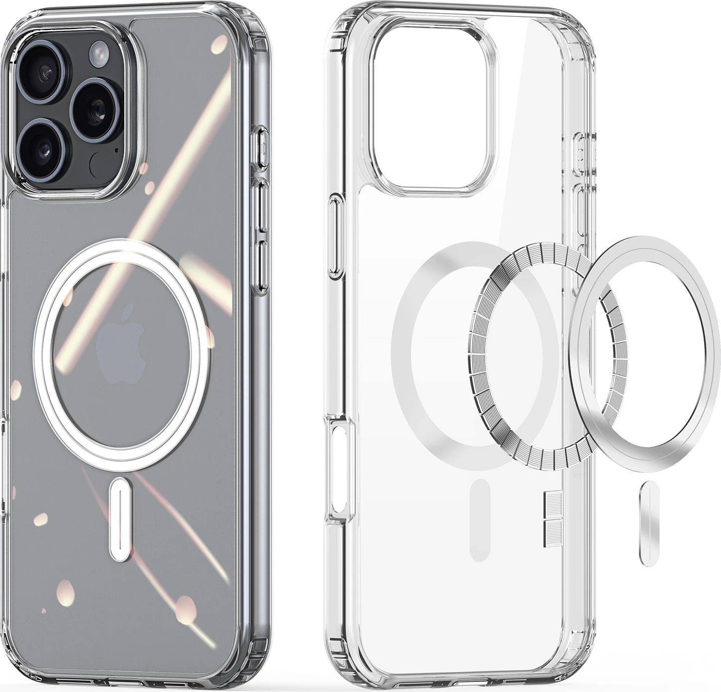 Mbështjellës Dux Ducis Clin Mag për iPhone 16 Pro, MagSafe, transparent