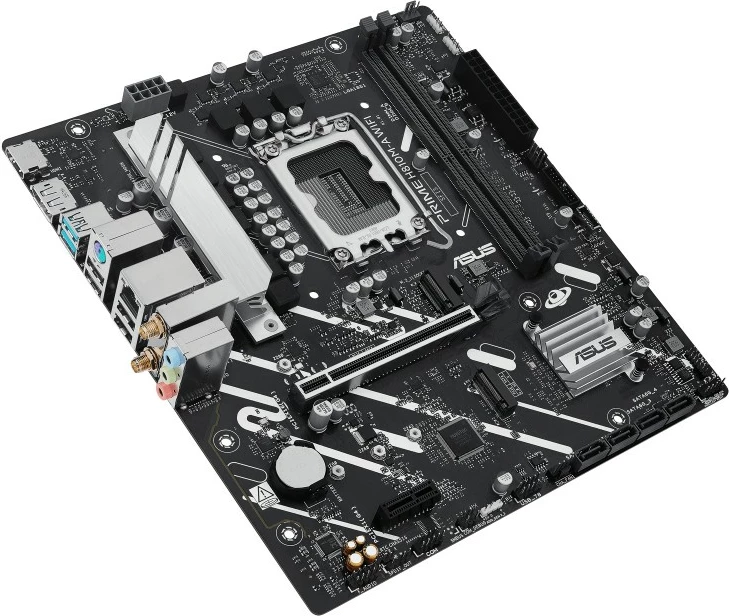 Pllakë amë Asus PRIME H810M-A WIFI, LGA1851, DDR5, micro ATX, e zezë