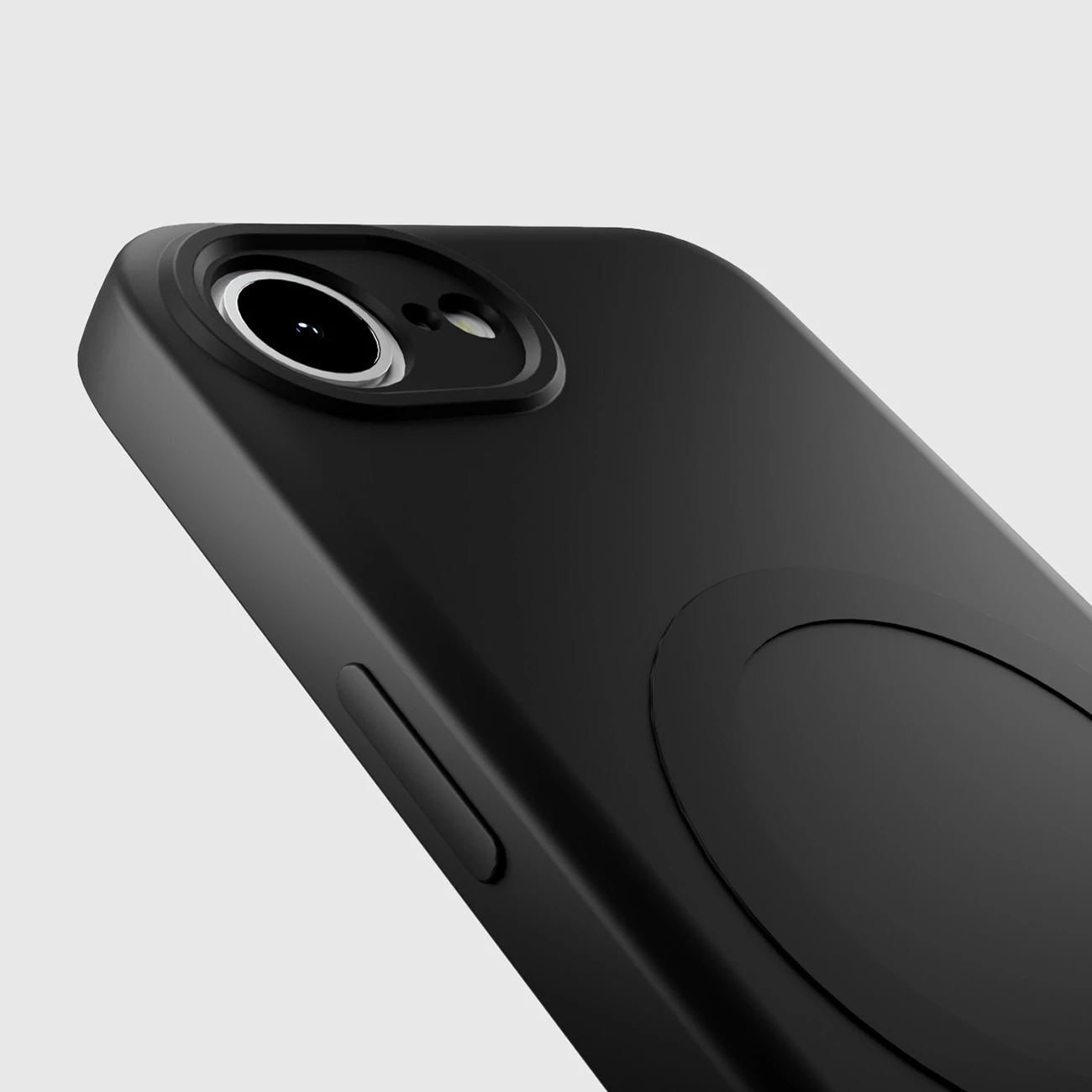 Mbështjellës SBS Instinct Mag për iPhone 16e/17e, MagSafe, TPU + mikrofibër, 20 g, i zi