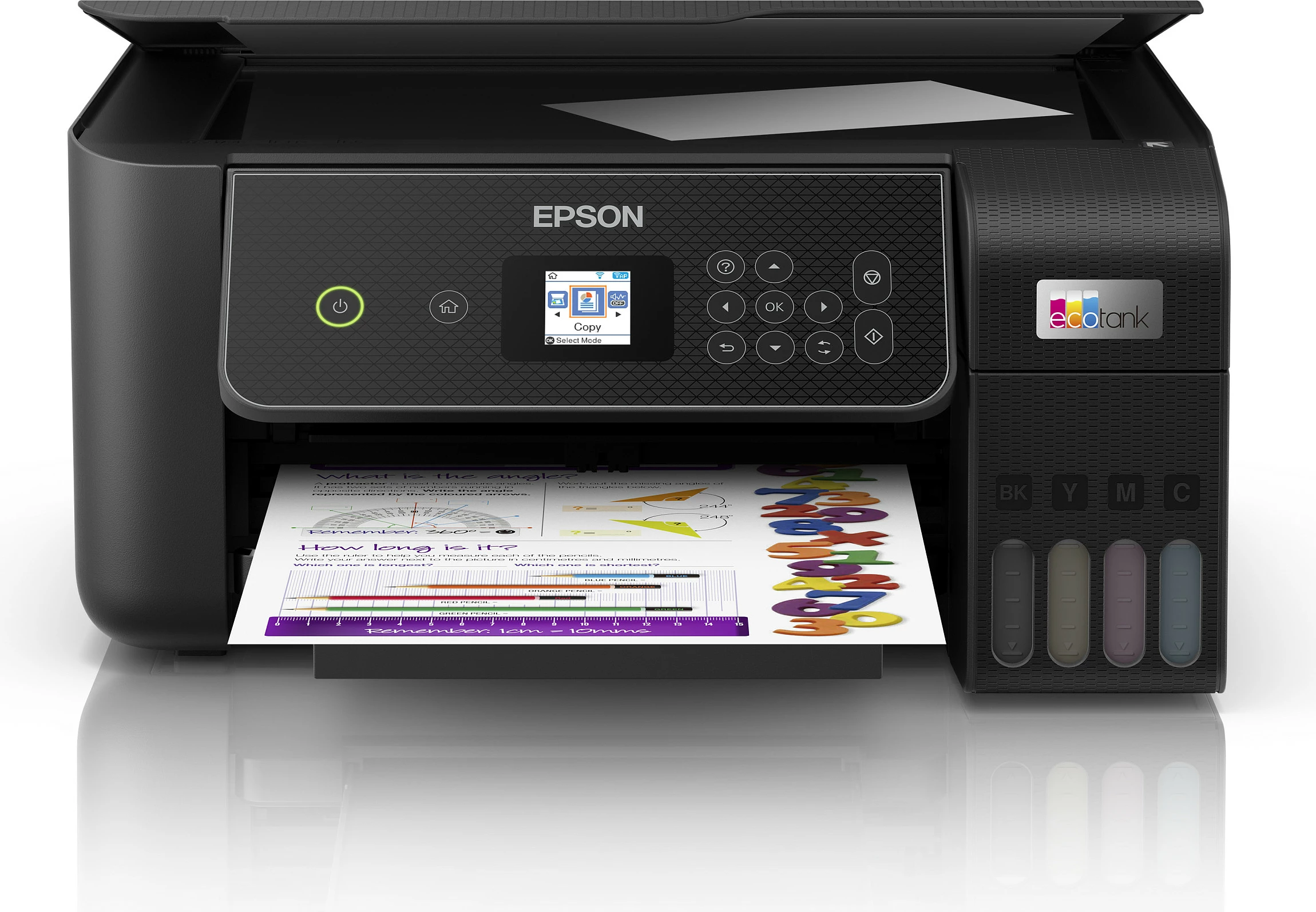 Printer Epson EcoTank ET-2870, Inkjet, Printim me ngjyra, 5760 x 1440 DPI, A4, Printim direkt, E zezë