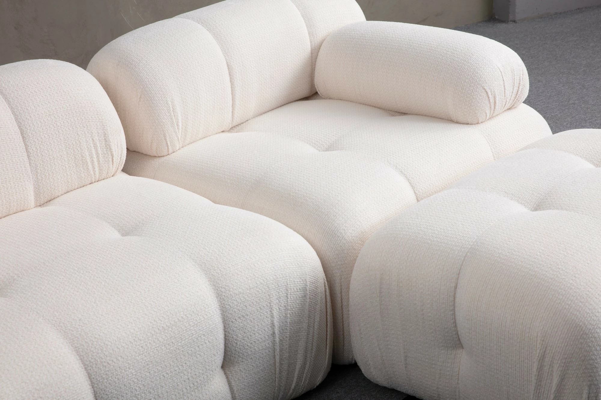 Kënd-sofa Atelier del Sofa, Petite 2, e bardhë