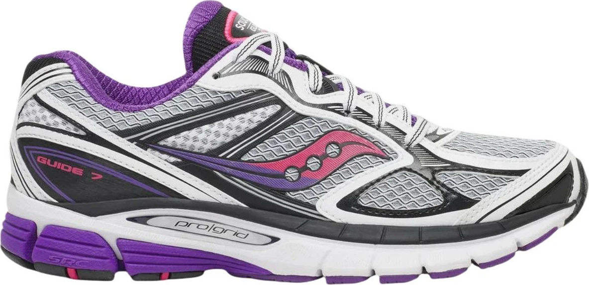 Atlete për femra Saucony ProGrid Guide 7 S101493-1049, të bardha dhe vjollcë