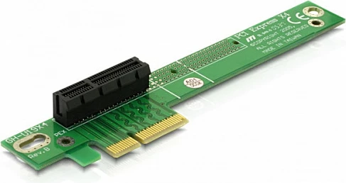 Kartë riser PCIe x4 DeLOCK, 1U, kënd 90°, Wired