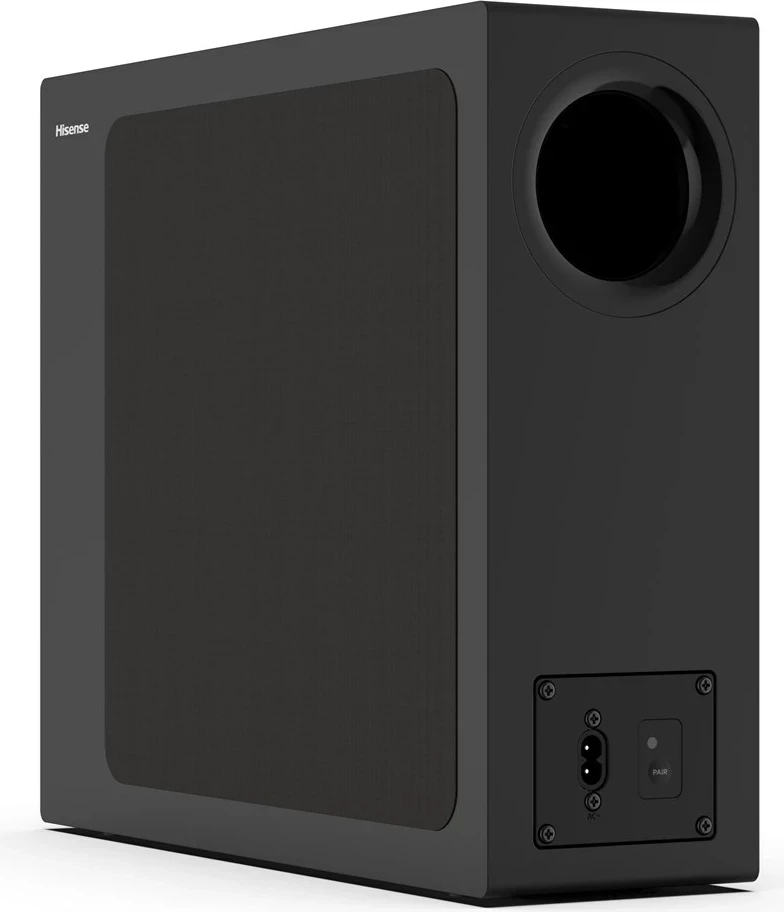 Soundbar HISENSE HS2100, 2.1 kanale, 240 W, E zezë