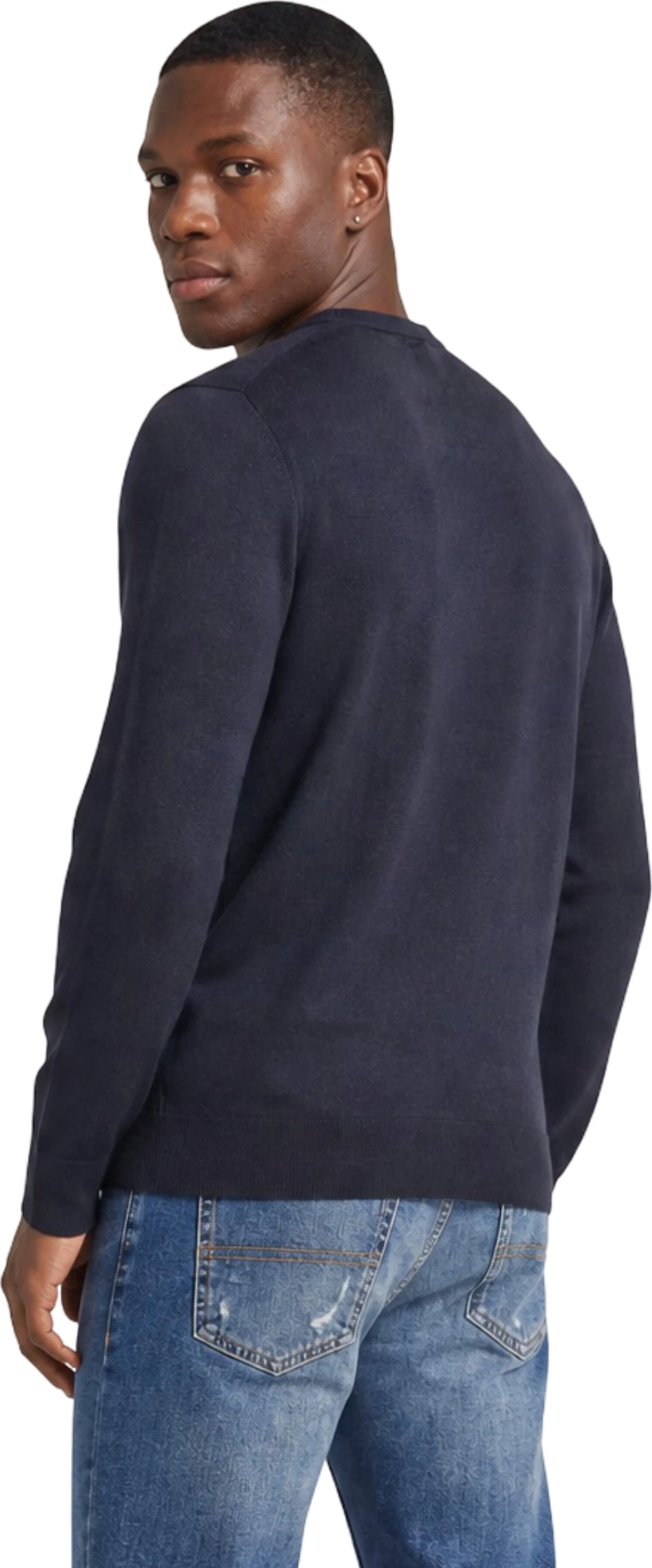 Xhemper për meshkuj Calvin Klein K10K109474, kaltër e errët [Madhësia: S]