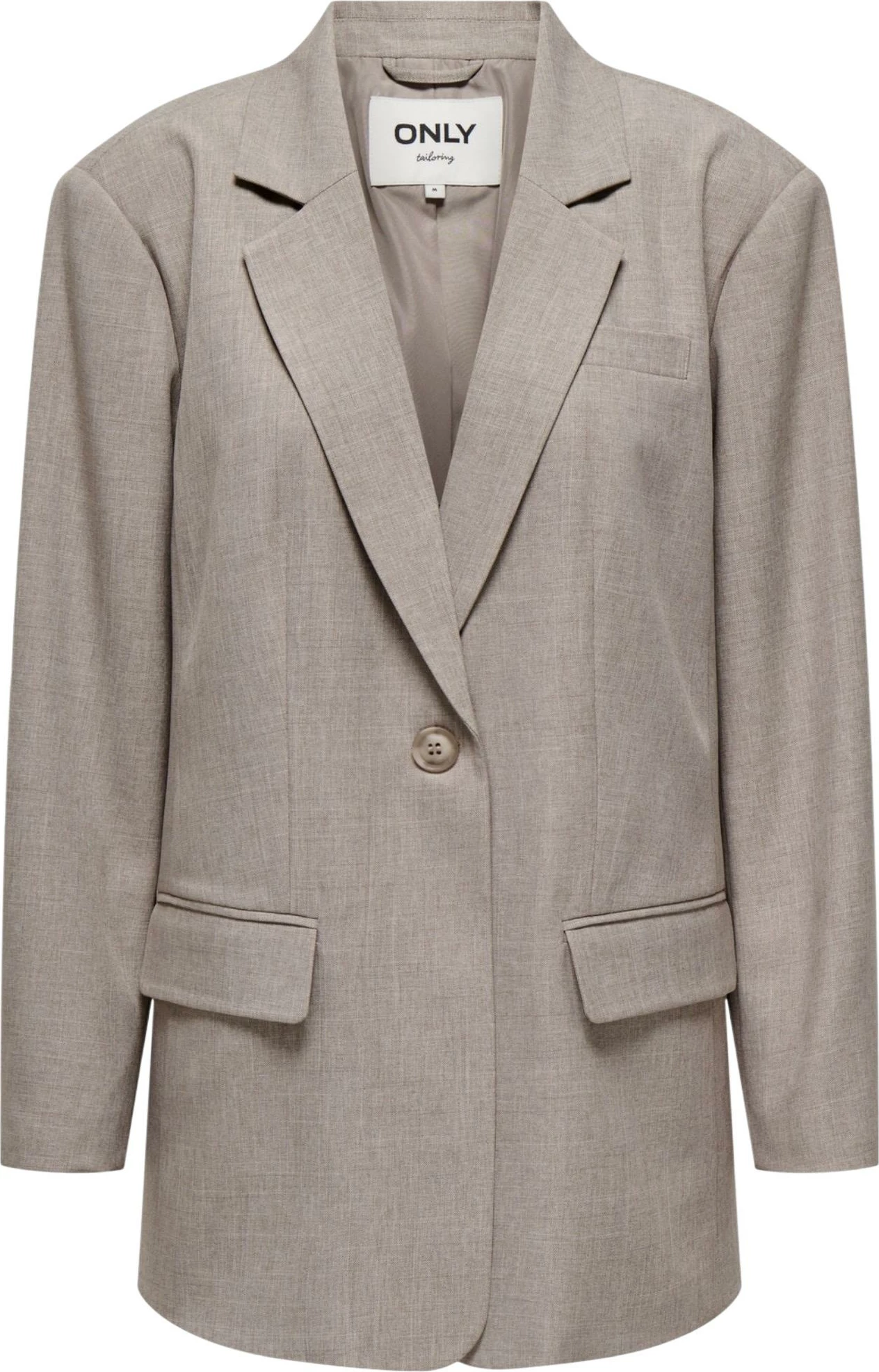 Blejzer për femra Only Onllinda Ls Boyfr Mel 15328158, taupe