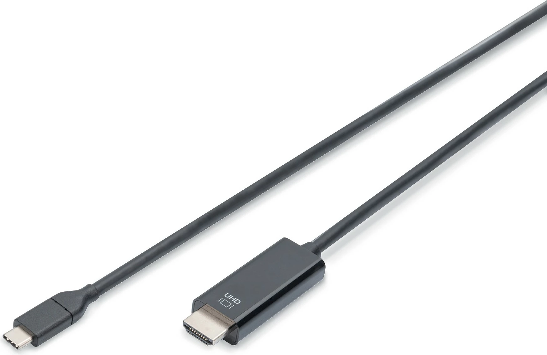 Kabllo USB-C në HDMI Digitus 5m, e zezë