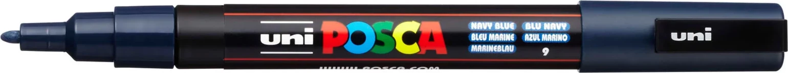 UNI-MARKER pc-3m POSCA NAVAL BLUE