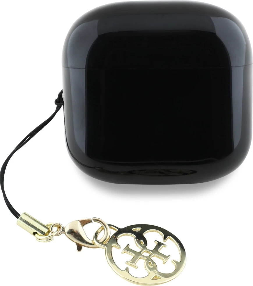 Kufje TWS Guess Glossy Effect me logo klasike & varëse, të zeza