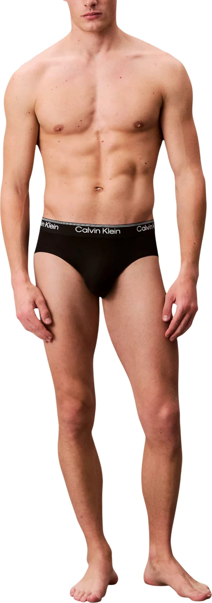 Të brendshme slip për meshkuj Calvin Klein Underwear HIP BRIEF 3PK LV00NB4408, të zeza [Madhësia: S]