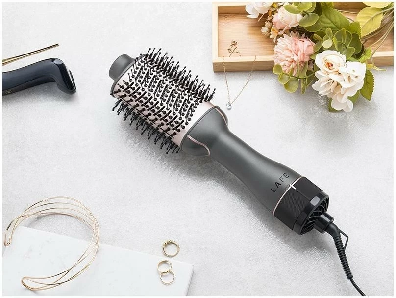 Furçë tharëse flokësh Lafe Sleek & Shine Brush LAFLOK47460, 1200W, e zezë