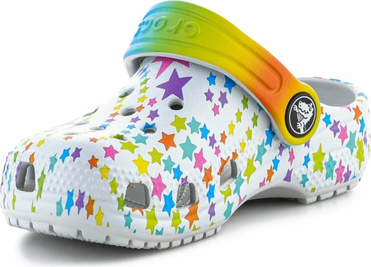 Atlete fëmijësh Crocs Classic Disco Dance Party Clog T Shimmer/Multi Flops [Madhësia: 23 - 24]