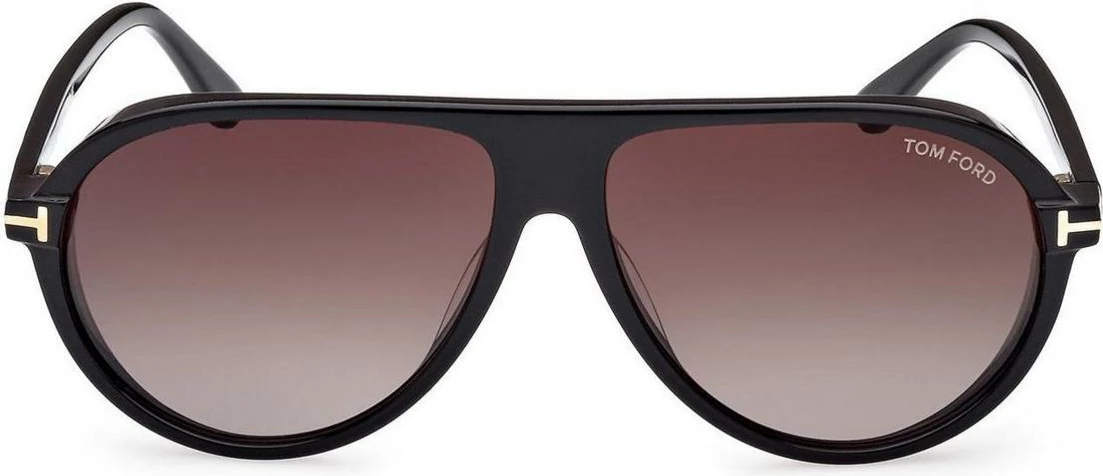 Syze dielli për meshkuj Tom Ford Marcus FT1023 01B, të zeza