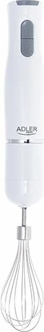 Blender dore Adler AD4620 800W, 2 shpejtësi, gotë 750 ml, grirës 450 ml, i bardhë, set 4-në-1