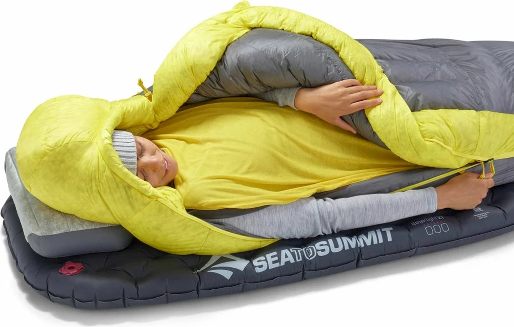 Thes gjumi Sea To Summit ASL041071-331703, Mummy, Gri, Verdhë