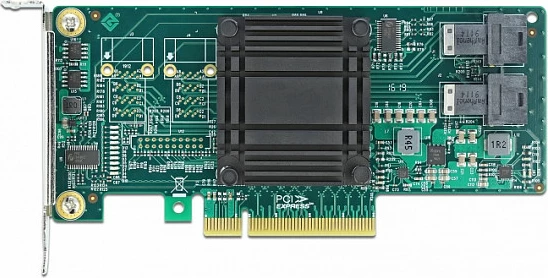 Kartelë adapter PCIe DeLOCK PCIe 3.0 x8, 2x SFF-8643 NVMe, low-profile
