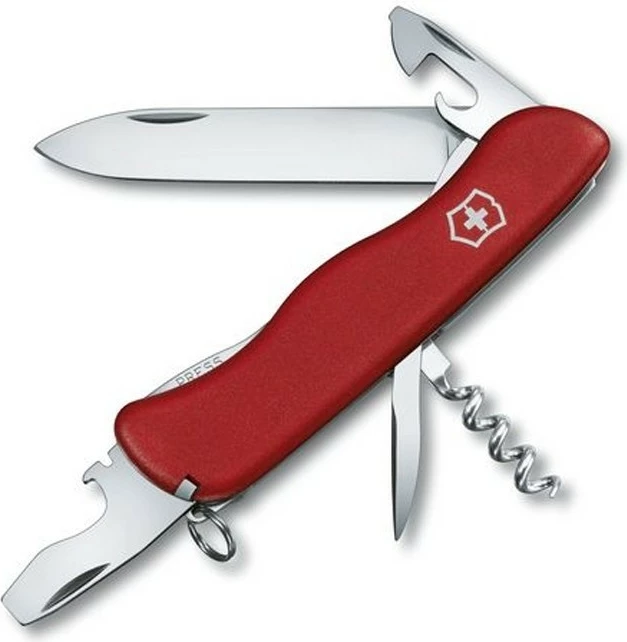 Thikë Lockblade Victorinox (me frenim te tehut) NOMAD, e zezë, nailon