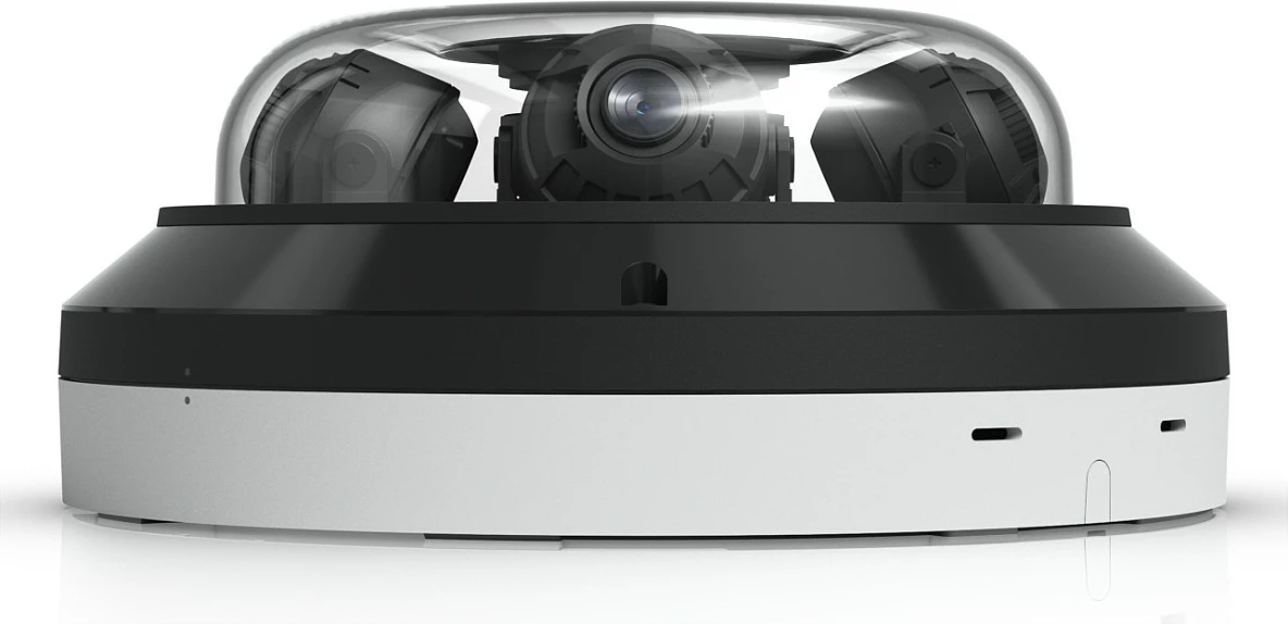 Kamerë IP Ubiquiti UVC-AI-MS-4-W, 4K 360°, Dome, MicroSD, Gigabit Ethernet, IP66 IK10, bardhë/zezë