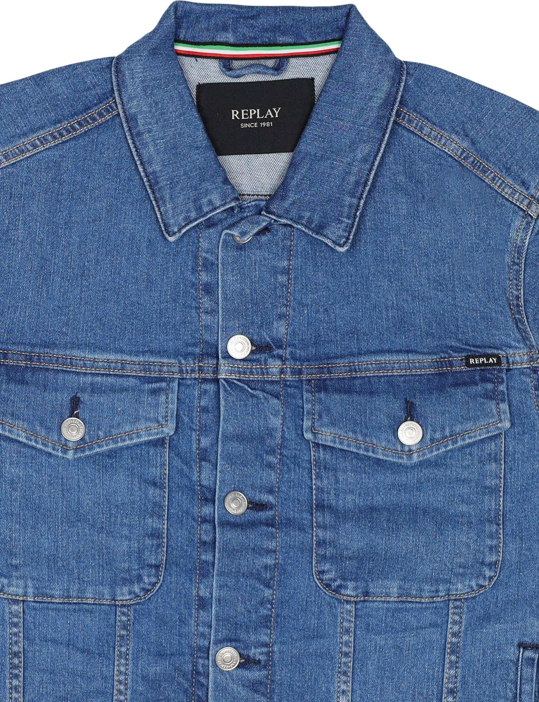 Jakne për meshkuj Replay REGULAR MV868 .000.867 B12, denim [Madhësia: S]