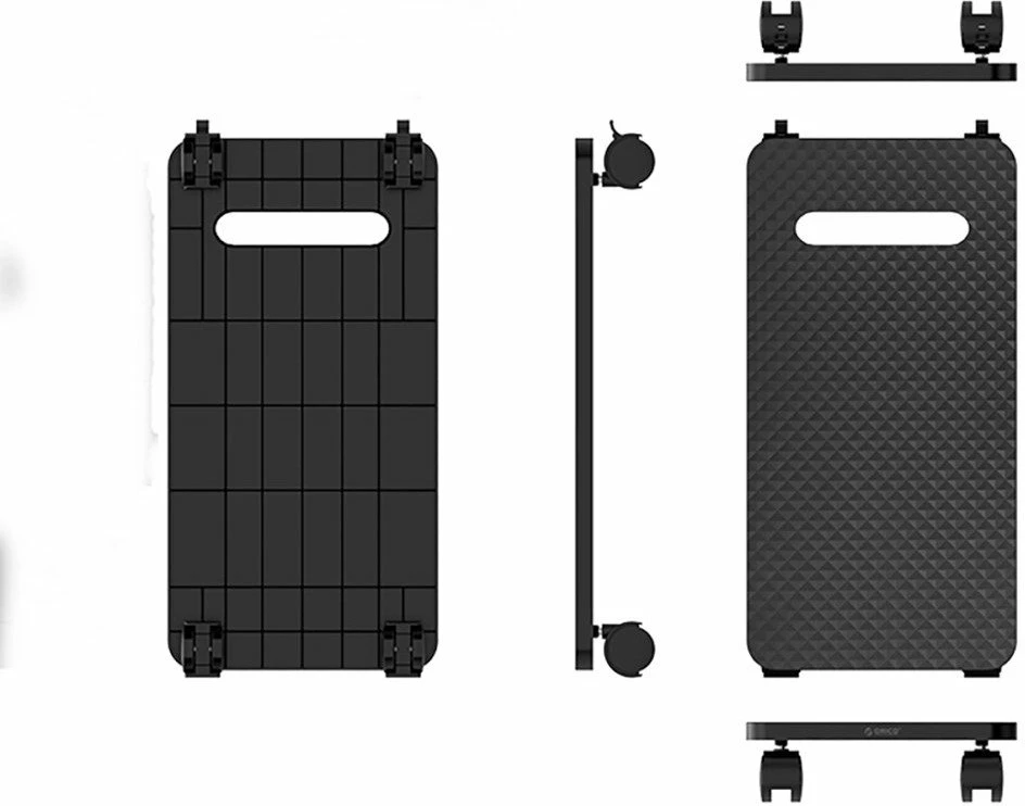 Mbajtëse kompjuteri me rrota Orico CPB1 460x226mm ABS, e zezë