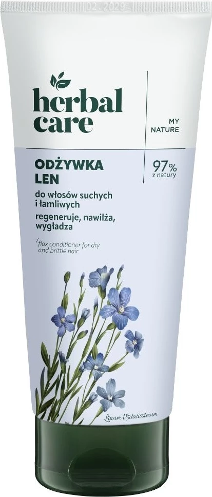 Kondicioner për femra Farmona Herbal Care për flokë të thata dhe të brishta me fara liri, 200ml