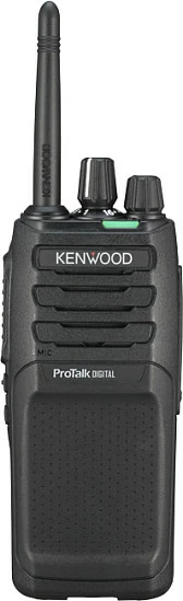 Radio dore Kenwood TK-3701DE, PMR digjital, 48 kanale, 446–446.2 MHz, deri 9 km, IP54, e zezë