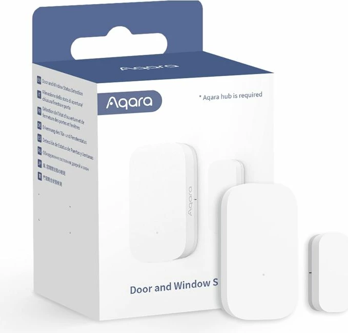 Sensor dere dhe dritare AQARA T1 DW-S03D Zigbee 3.0, i bardhë, set 2 pjesë (sensor + magnet)