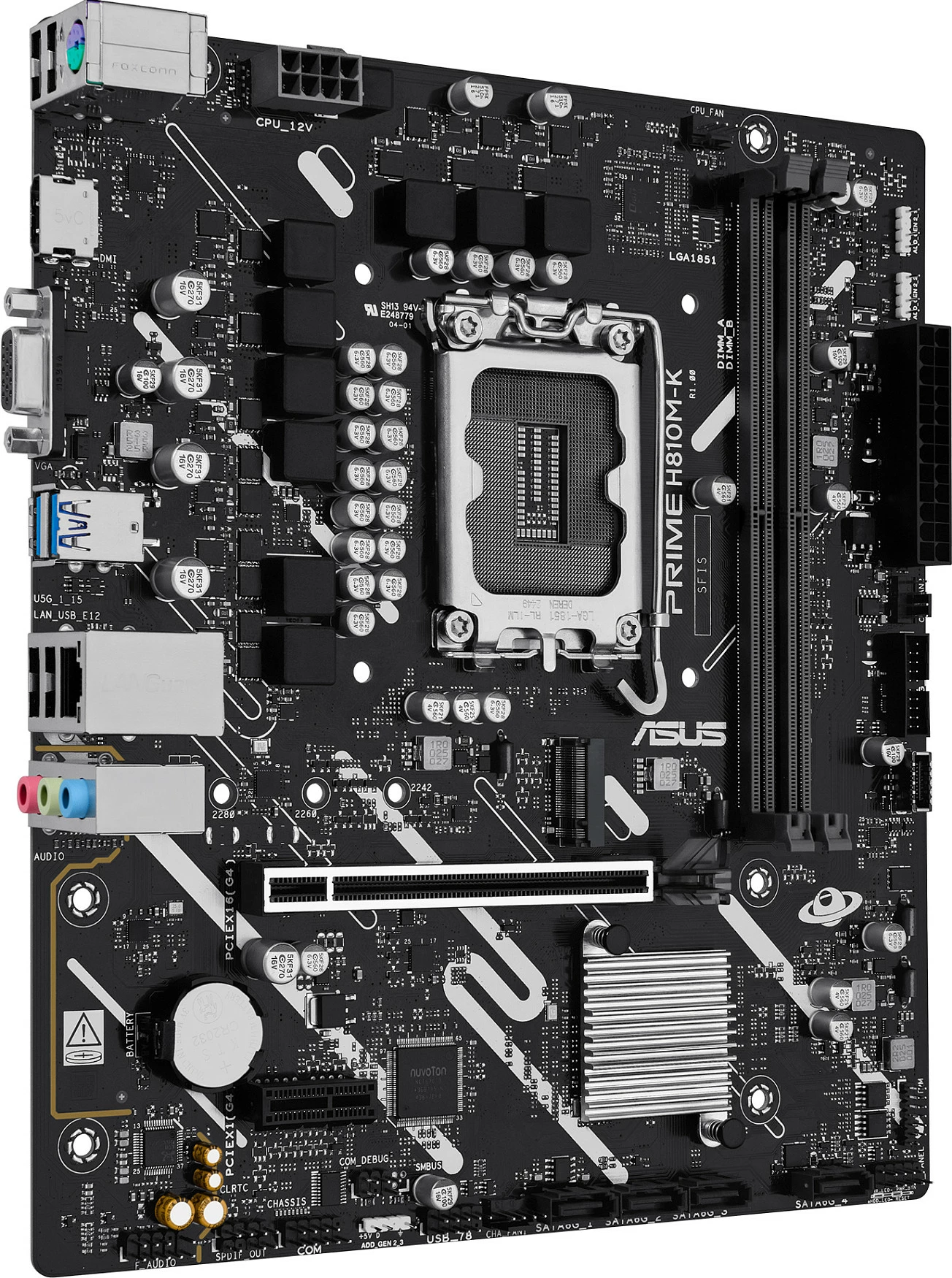 Pllakë amë ASUS PRIME H810M-K, LGA 1851, DDR5, micro ATX