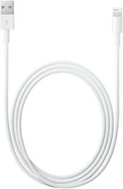 Kabllo Apple Lightning në USB, 2m, USB 2.0, e bardhë