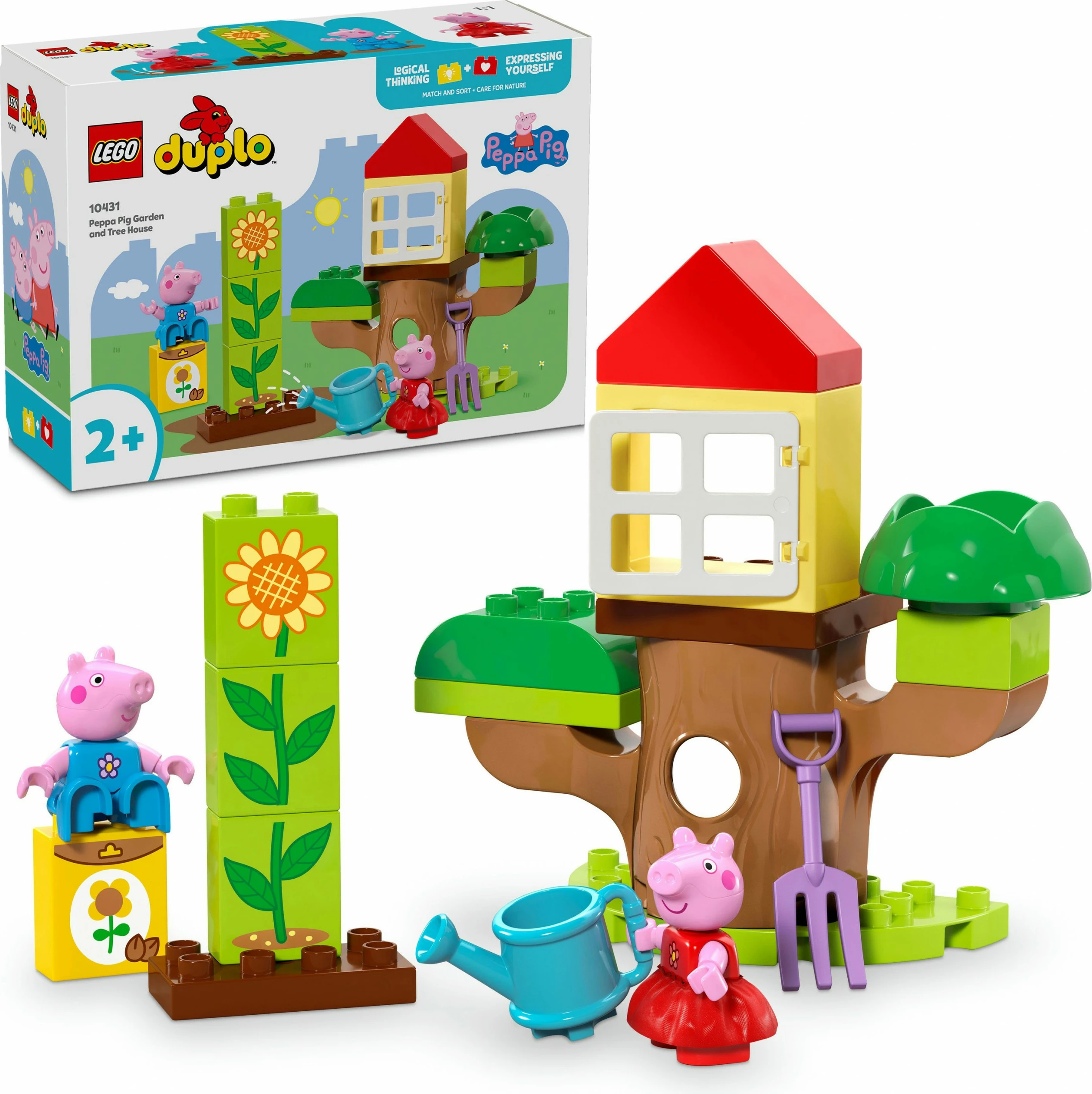Set ndërtimi LEGO DUPLO Peppa Pig 10431, 20 pjesë, shumëngjyrësh