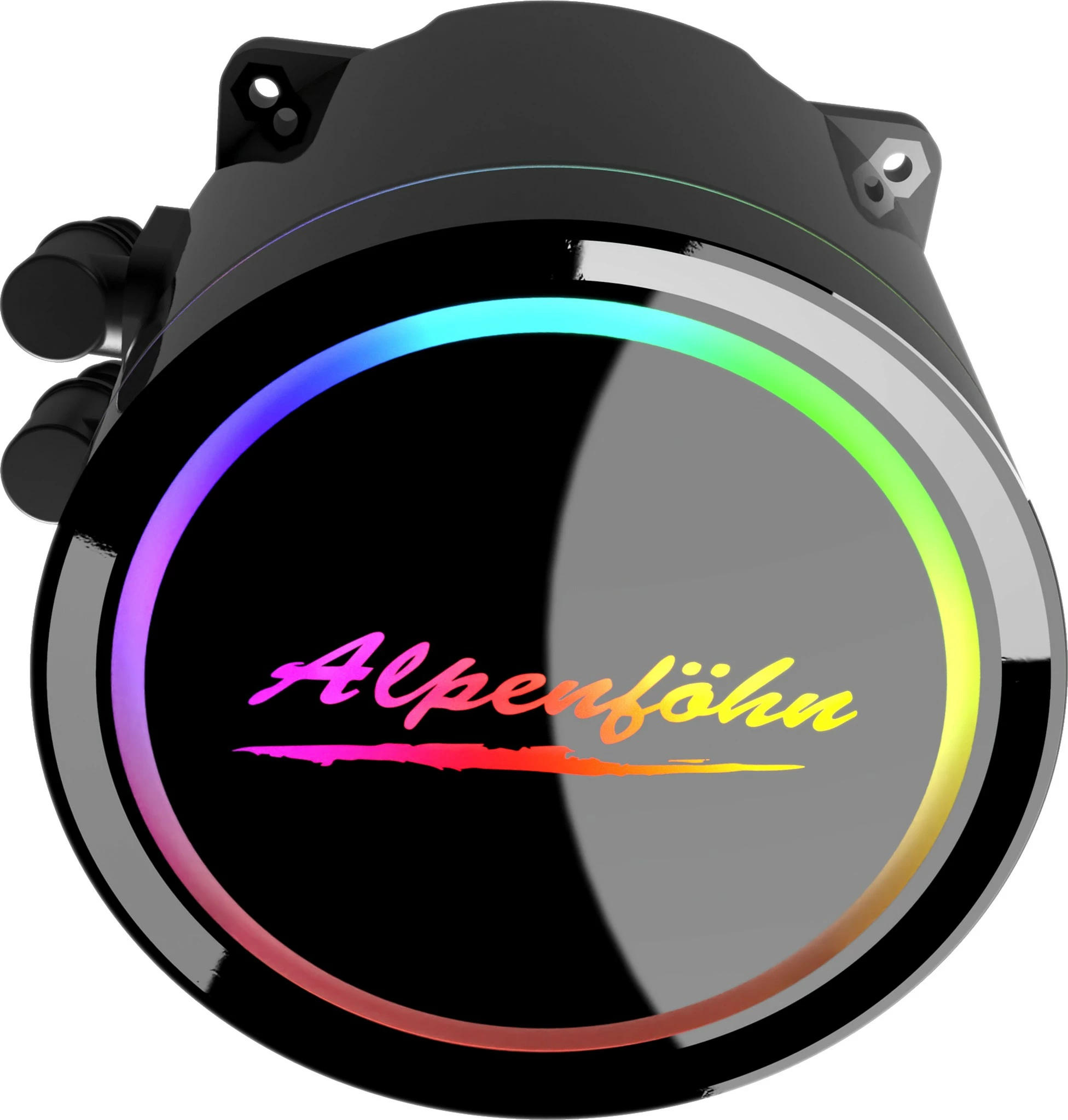 Ftohës me ujë EKL Alpenföhn Gletscherwasser 240 High Speed, ARGB, i zi