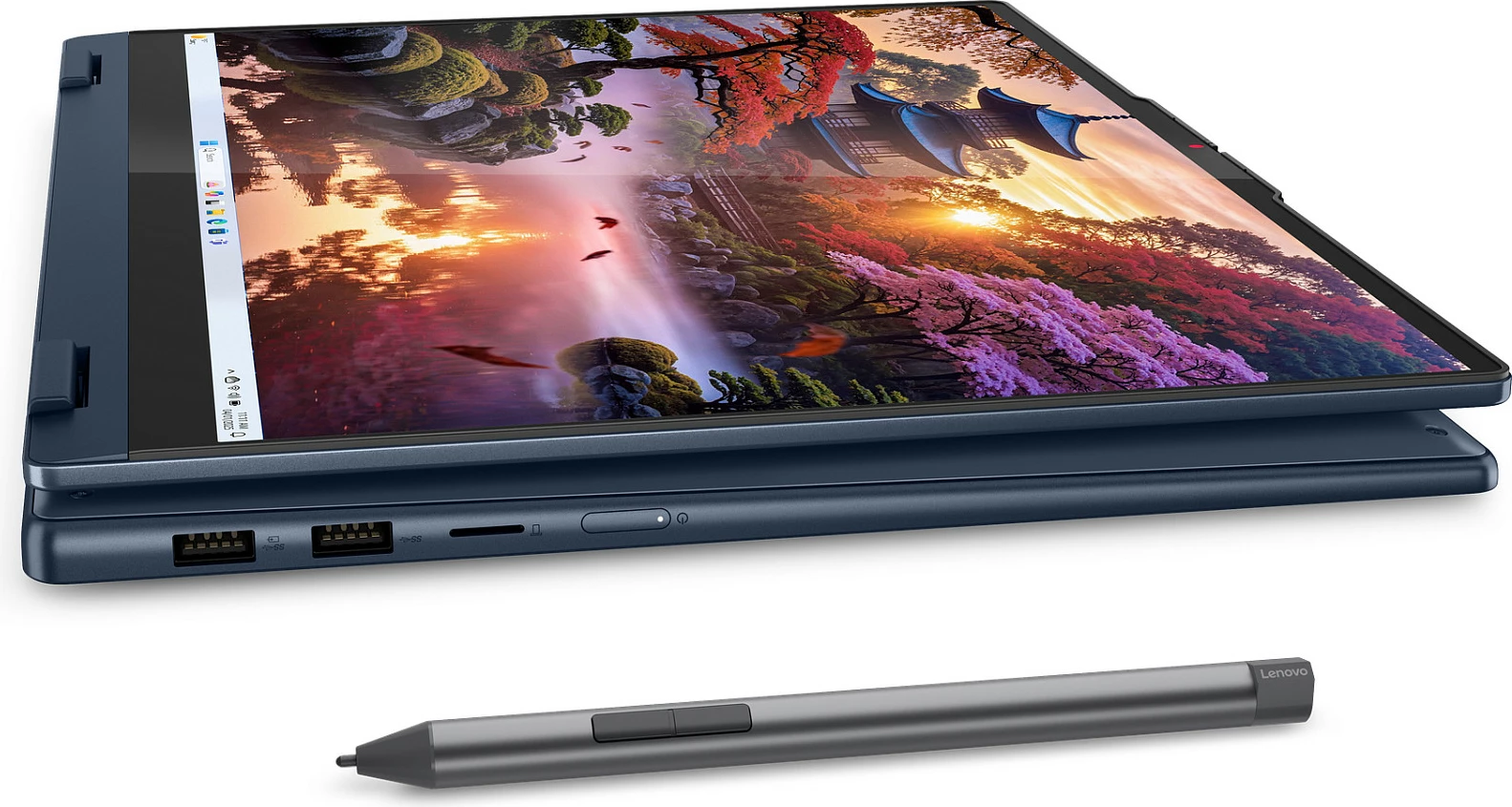 Kompjuter portativ 2-në-1 Lenovo IdeaPad 5, Ryzen AI 5 340, 16GB RAM, 512GB SSD, 16" WUXGA, Windows 11 Home, Cosmic Blue