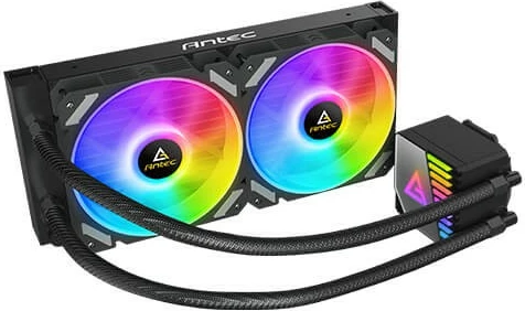 Ftohës i lëngshëm Antec SYMPHONY 240, ARGB, 2x12cm, i zi