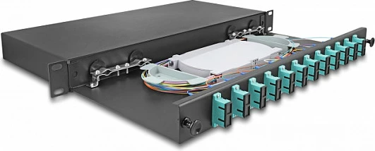 Panel optik DeLOCK 19" 1U, 12x SC Duplex OM3, i zi