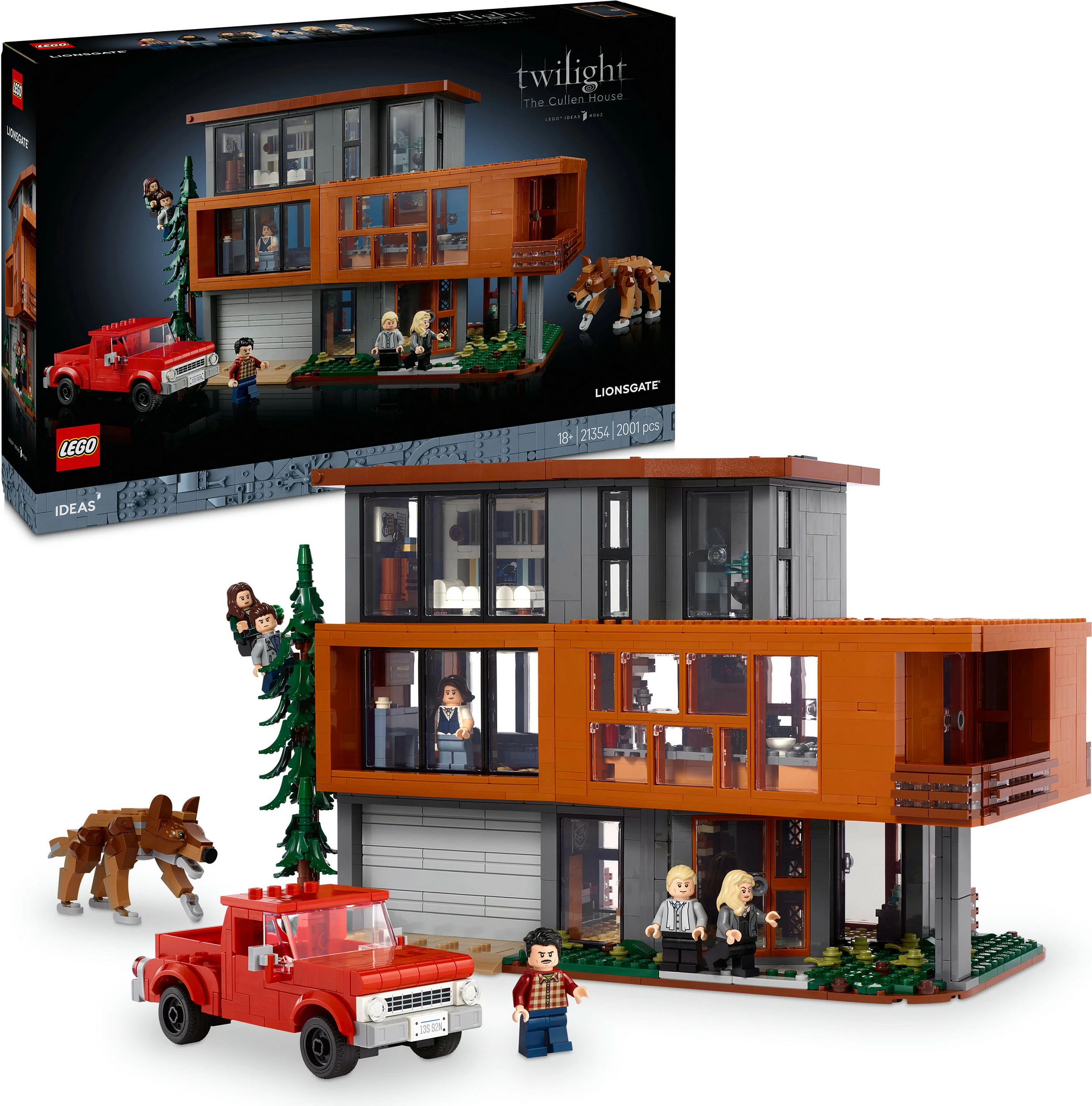 Set ndërtimi LEGO Ideas Twilight The Cullen House 21354, 2001 pjesë, 18+, shumëngjyrësh