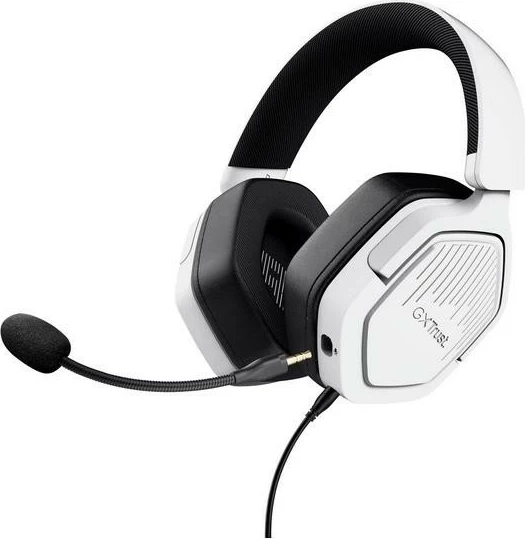 Kufje gaming Trust GXT492W CARUS, me mikrofon, 3.5mm, e bardhë