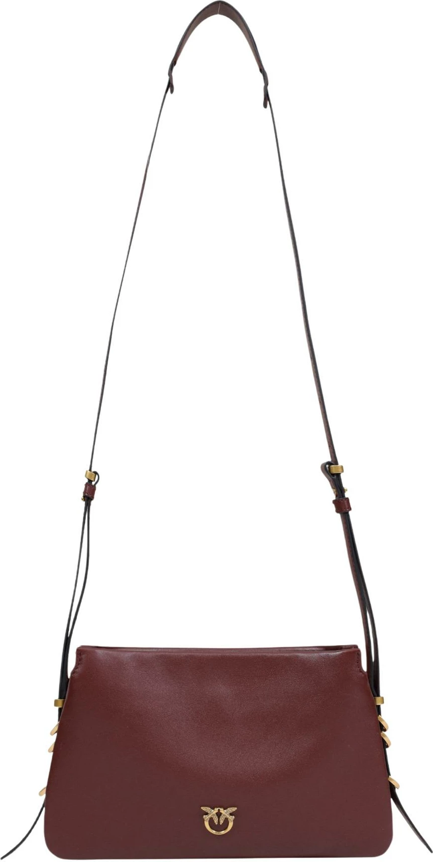Çantë krahu Pinko Triplet Mini Vitello Morbido 105883 A0QO për femra, vjollcë rrushi