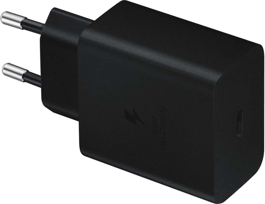 Karikues muri USB-C Samsung EP-T4510XBEGEU Super Fast Charging prizë EU i zi