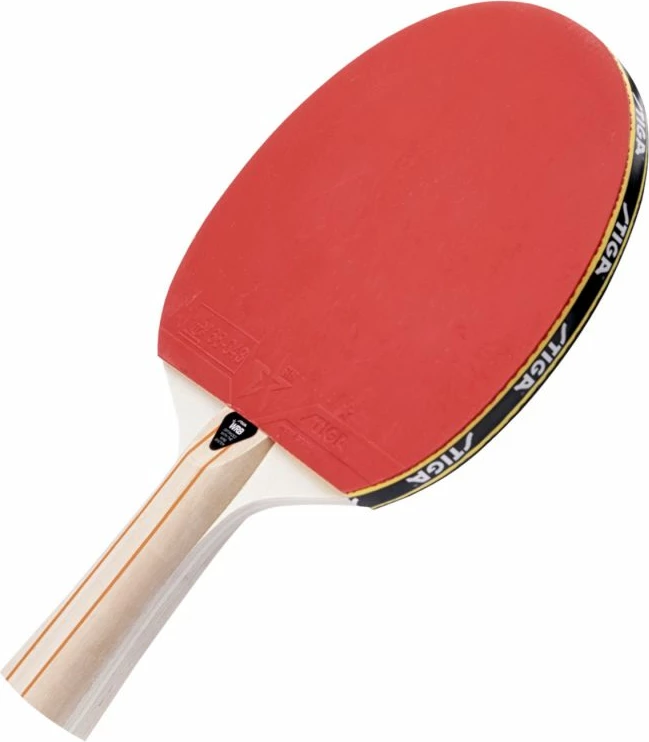 Raketë pingpongi STIGA për të gjithë, e zezë dhe e kuqe