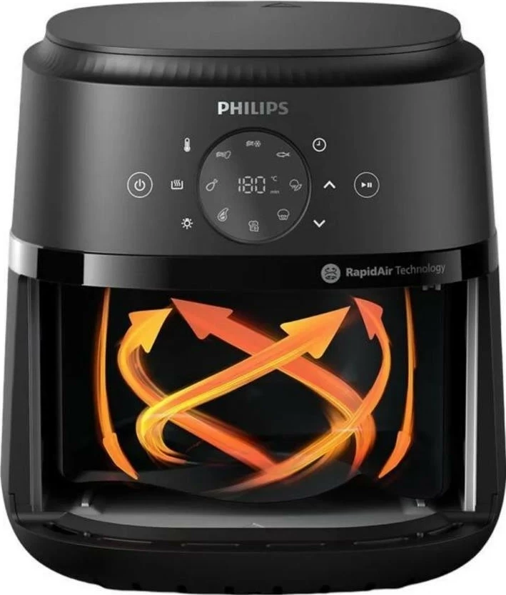 Fryer ajri Philips Ovi 2000 NA220/00, 4.2L, e zezë