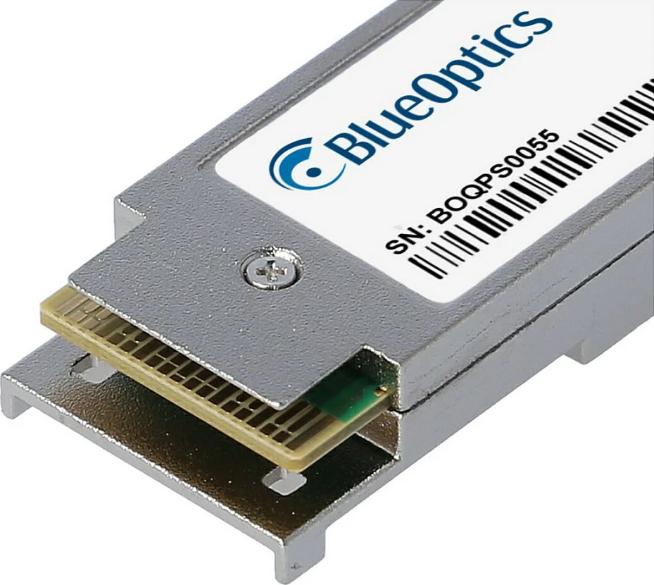 Modul transceiver rrjeti BlueOptics Q28-100G-LR4-BO, QSFP28, 100Gbps, LR4 1310nm, 10km, kaltër