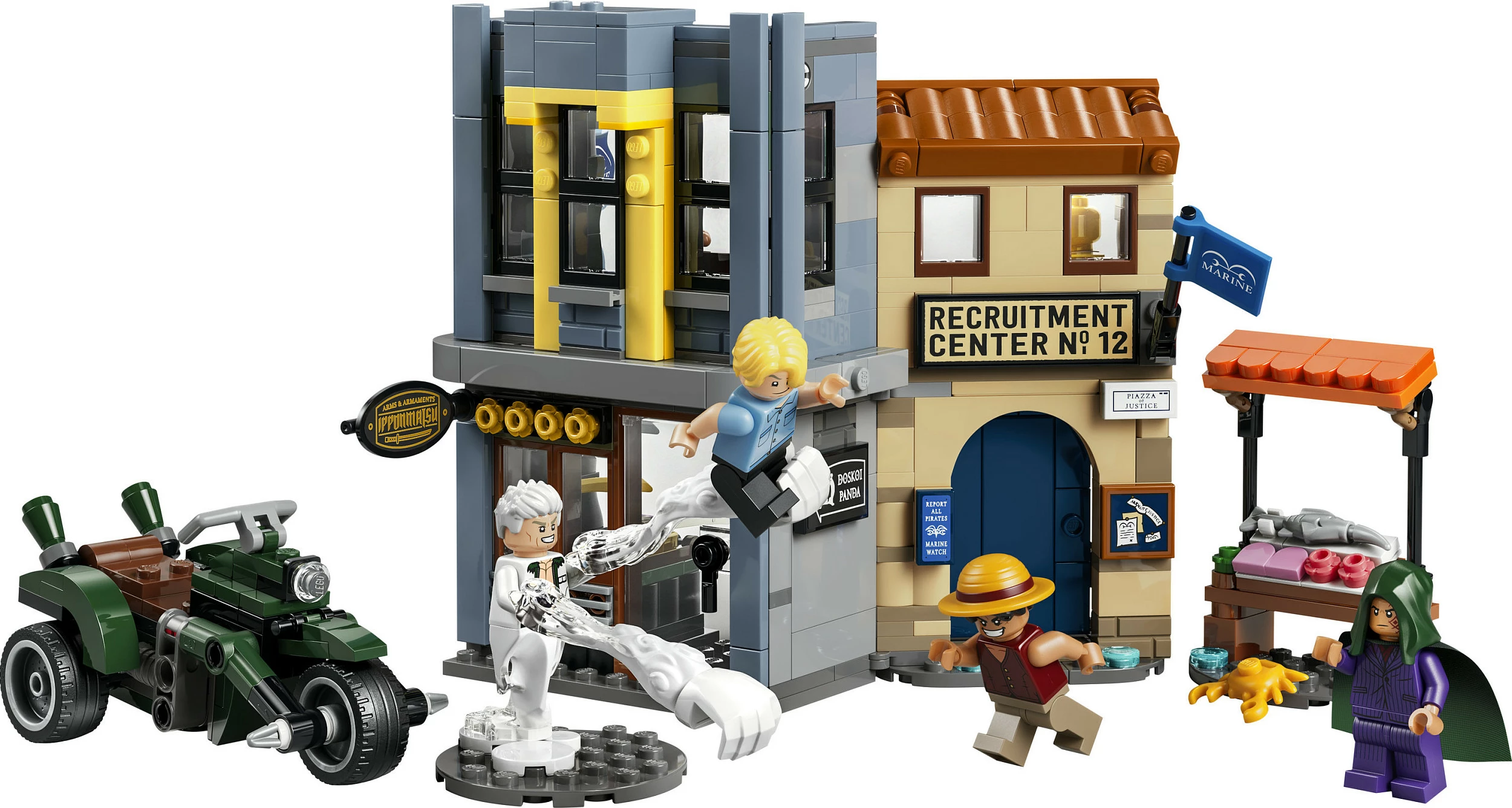 Set LEGO One Piece 75642 Showdown with Captain Smoker, 547 pjesë, 9+