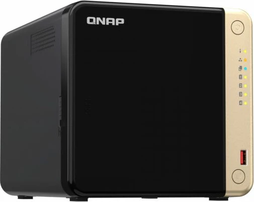 Server NAS QNAP TS-464-8G, 4-bay, 8GB RAM, 2x2.5GbE, 2x M.2 NVMe, HDMI 4K, zi/ari