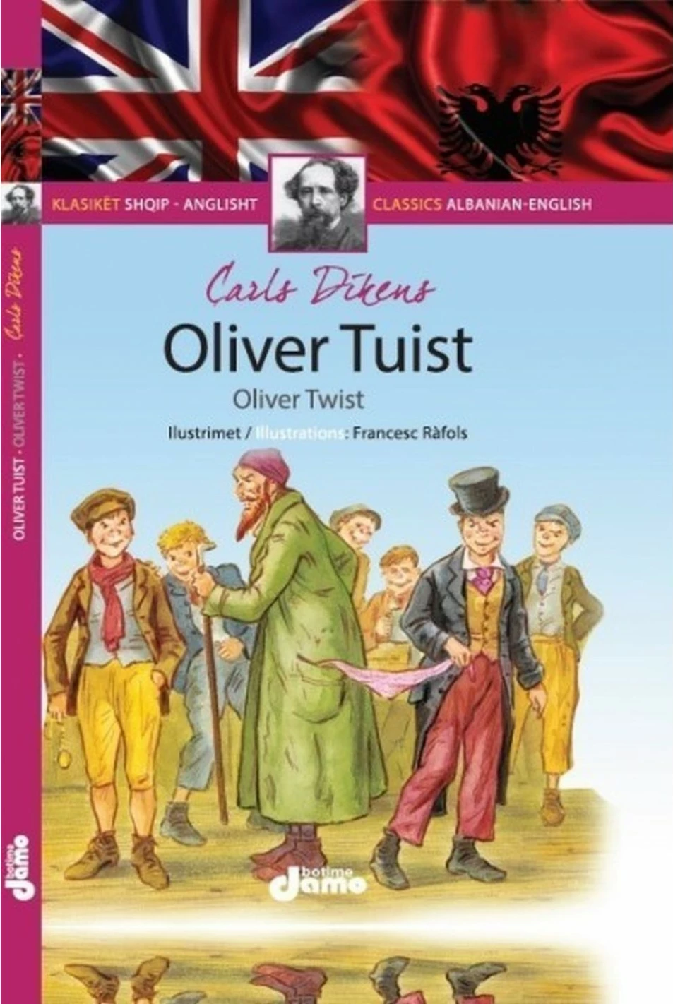 Oliver Tuist  Shqip Anglisht - Charles Dickens