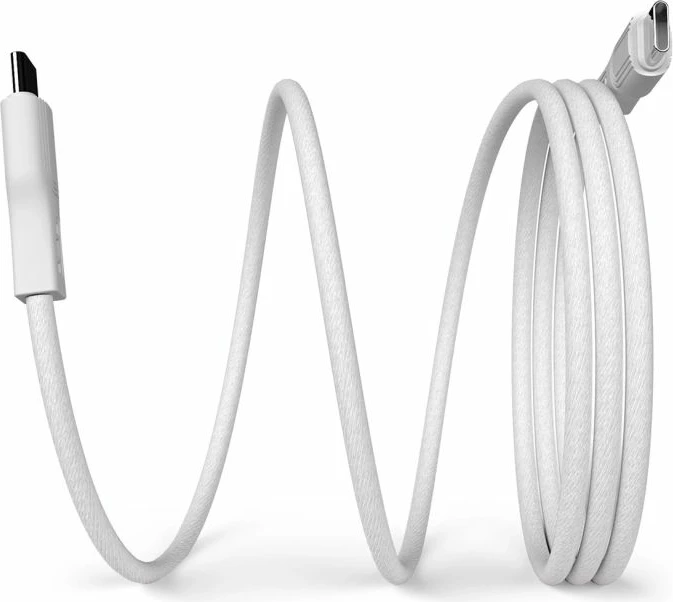 Kabëll magnetik USB-C në USB-C Puro Magnetic 1m, i bardhë