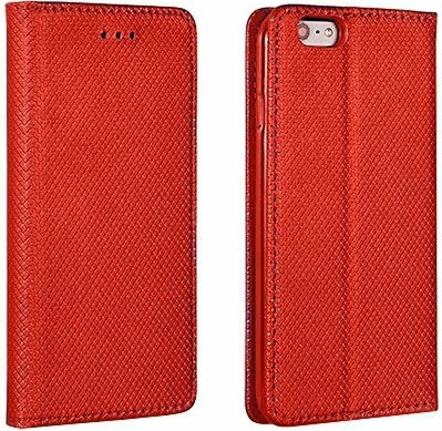 Mbështjellës HAVANA 11615 Magnetic Flip për Xiaomi Redmi 10T / 10T Pro, me magnet, me xhep kartele, i kuq