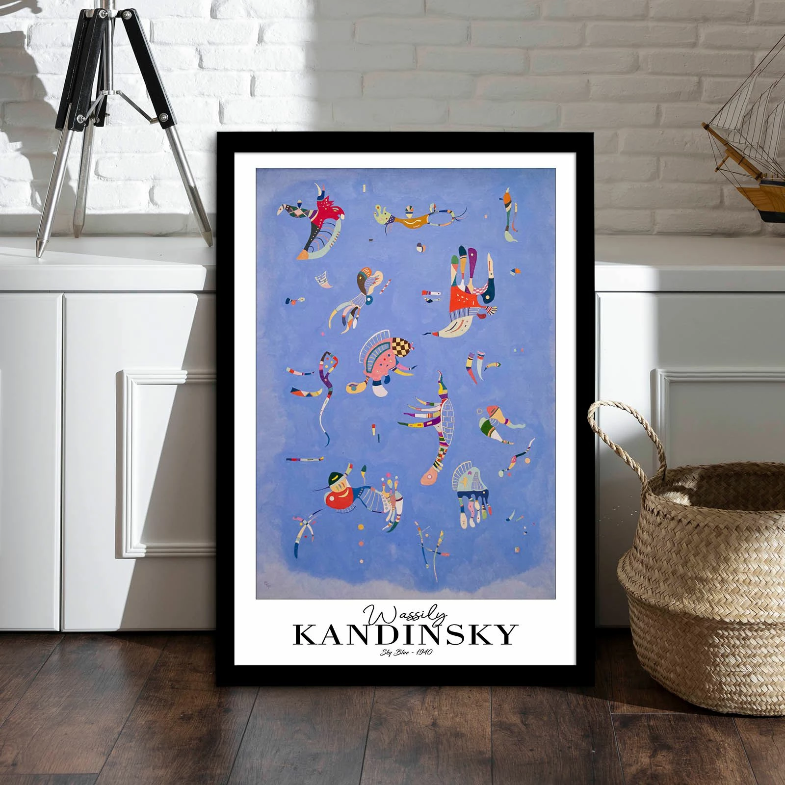 Pikturë dekorative me kornizë, Wallity, 4262SYHKANDINSKY-030, shumëngjyrëshe, 42x62cm