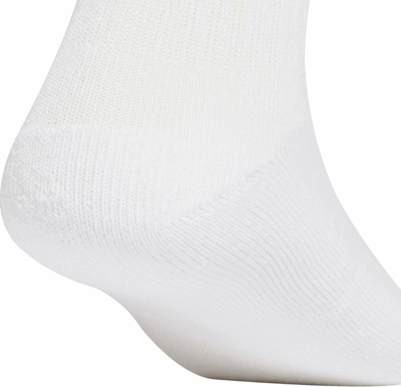 Çorape crew adidas Cushioned Linear KF9091, të bardha, 10 palë